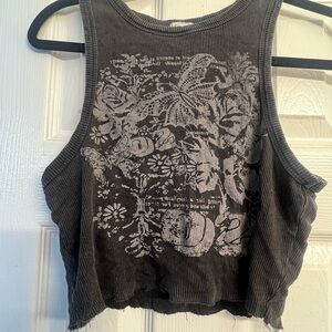 Garage Black Graphic Women's Tank Top